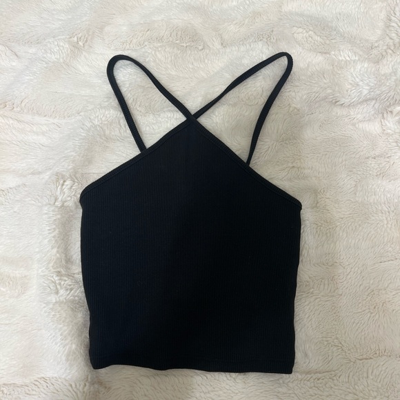 Zara black halter top - Picture 2 of 4